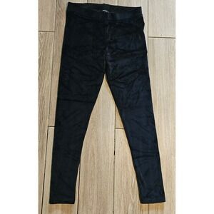 Dolcevida Black Velour Leggings – Women's Medium